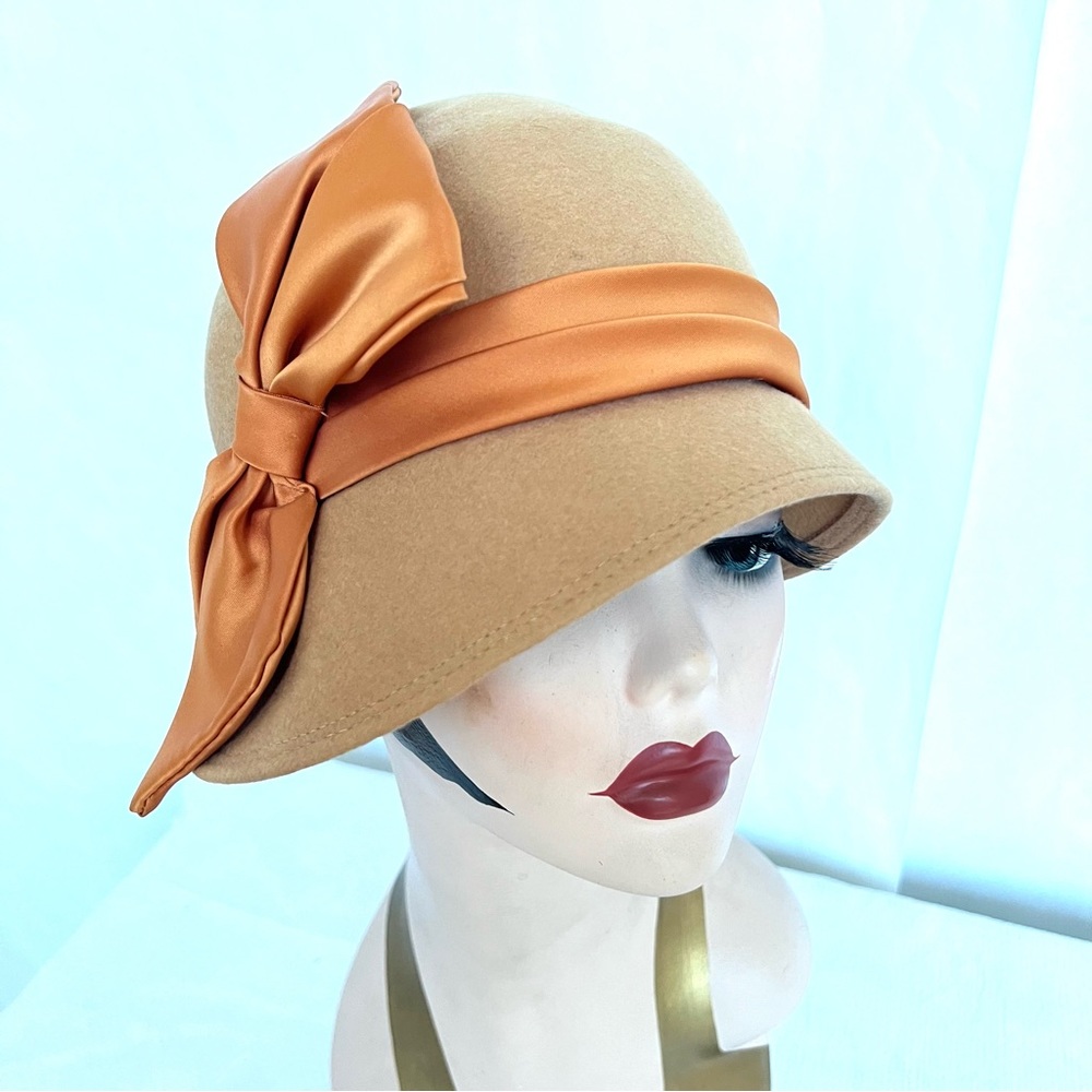 Vintage Henry Pollak New York Cloche Flapper Style 20s Hat - Picture 7 of 15